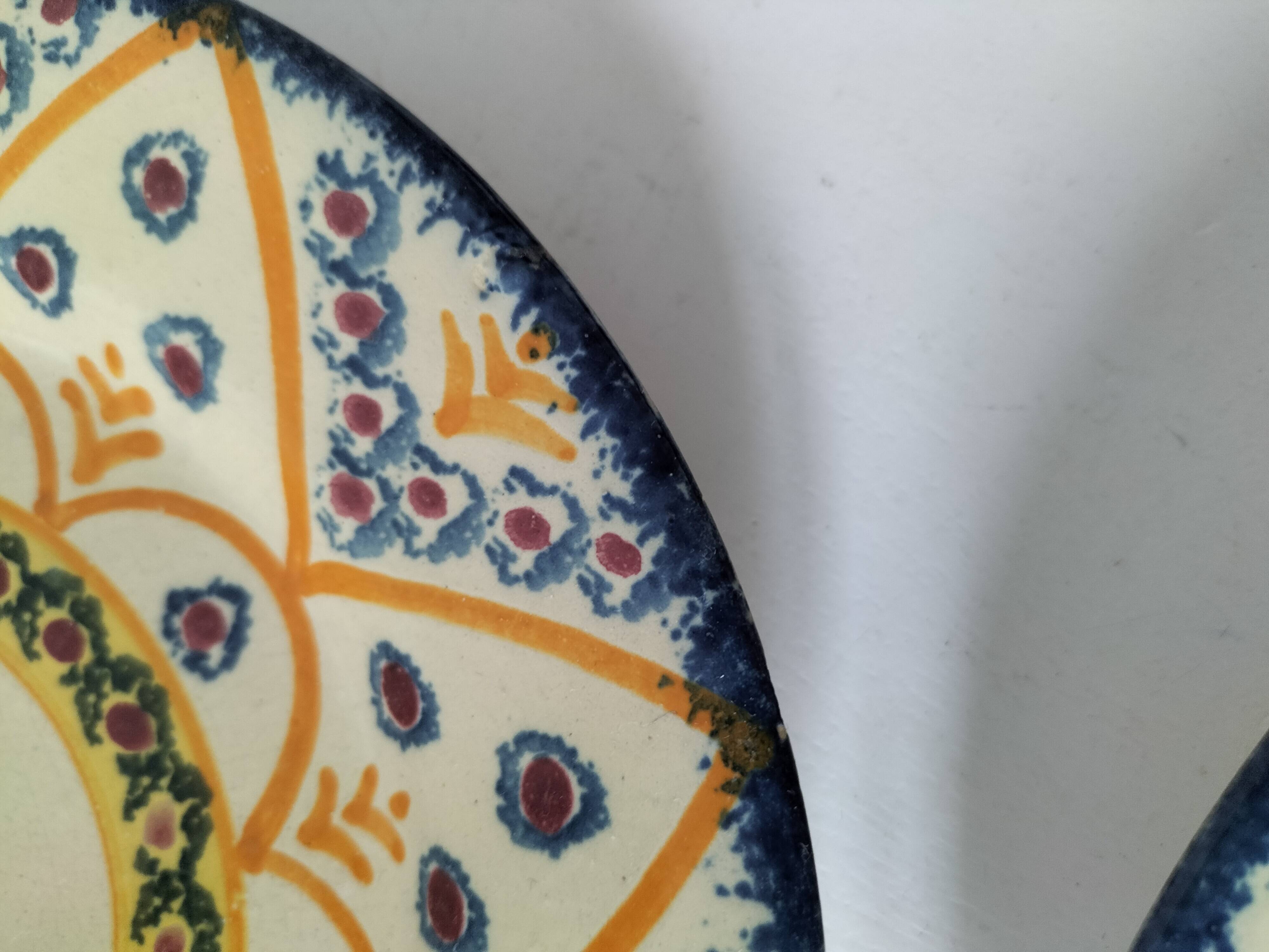Duo of Henriot Quimper plates