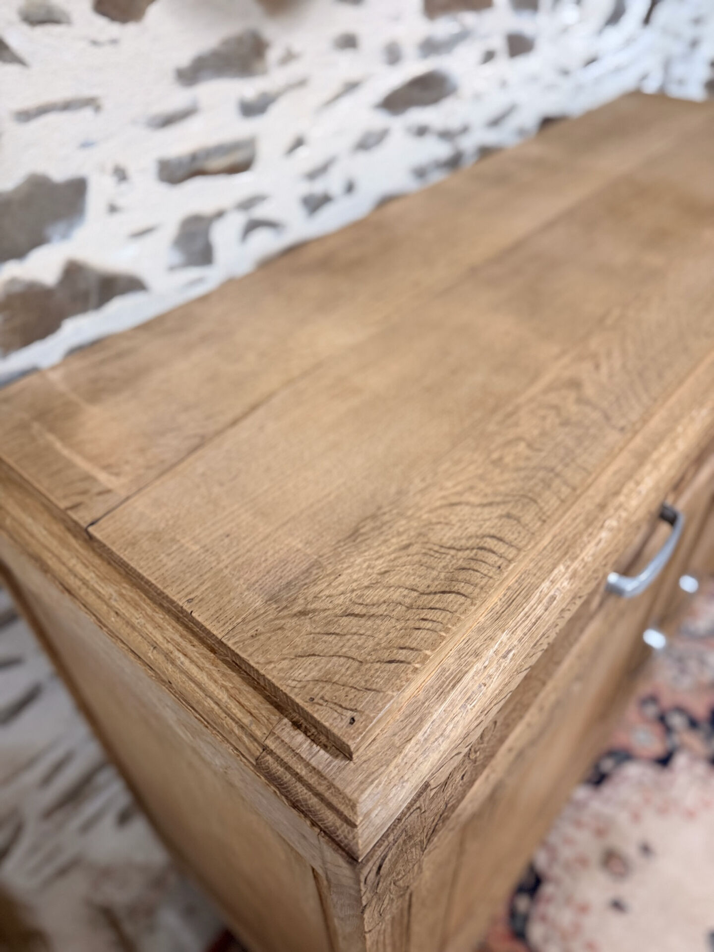 Superb stripped Art Deco wooden buffet