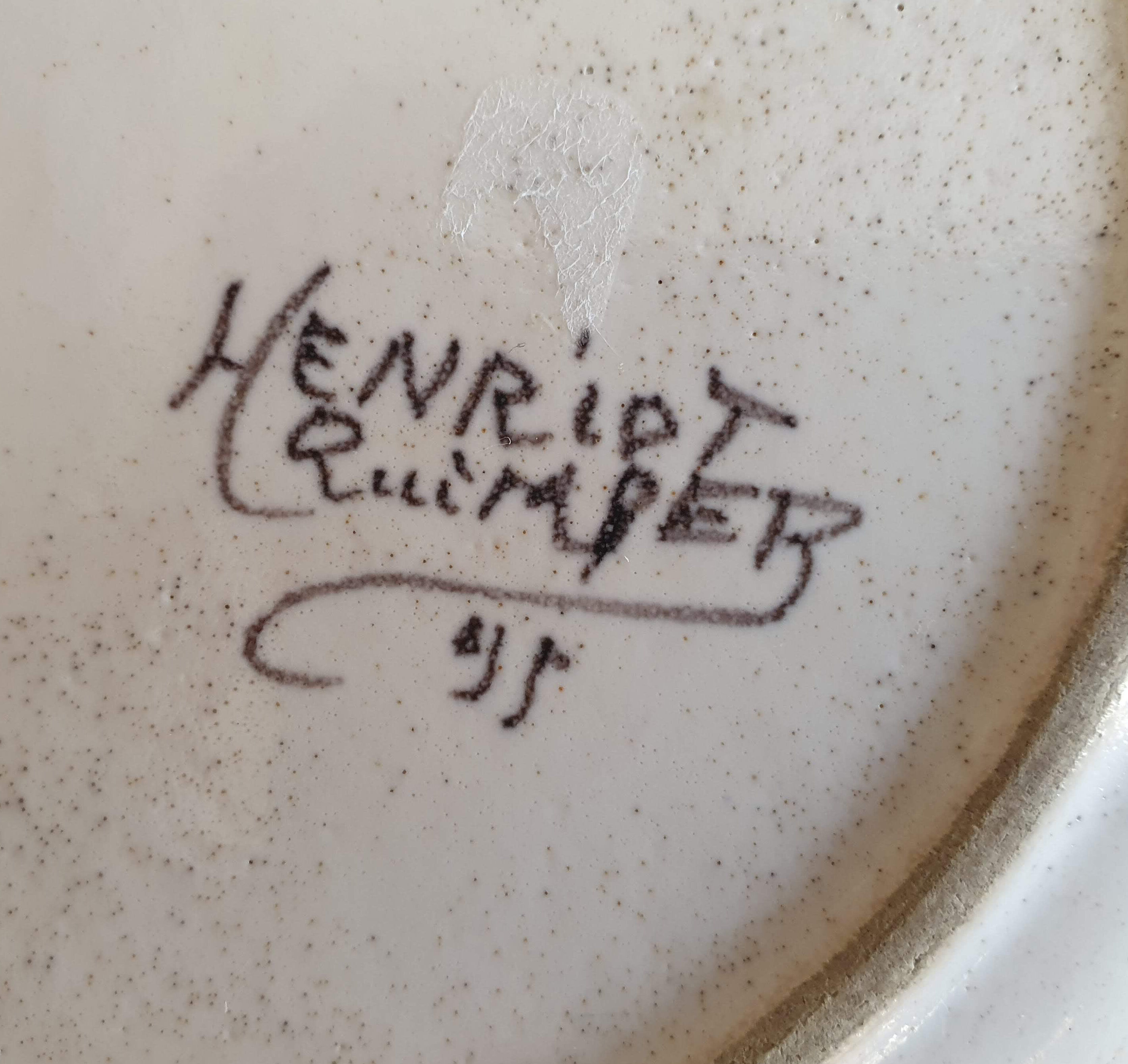 Quimper Henriot plate