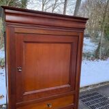 Louis Philippe style solid wood barn wardrobe from the 20th century.