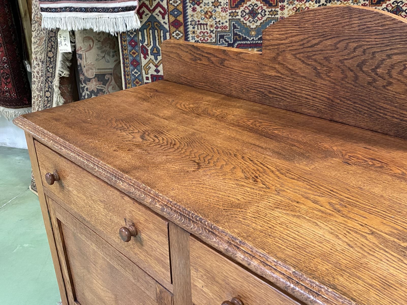 Early 20th century English oak buffet