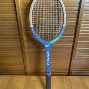 Vintage donnay court one wooden tennis racket #e191