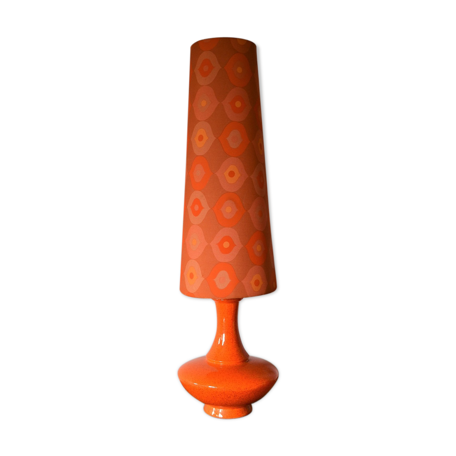 Big orange lamp of the 1970s