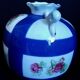 Porcelain ball vase floral decoration Austria