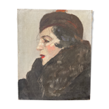 Painting, old portrait