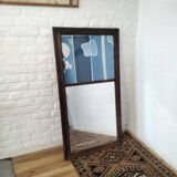 Trumeau mirror with abstract decoration