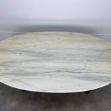 Oval marble table from the 70s