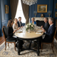 Oval table with extension