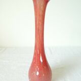 Soliflore vase in glass paste with speckled decor