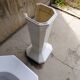 Enamelled white washbasin 1930