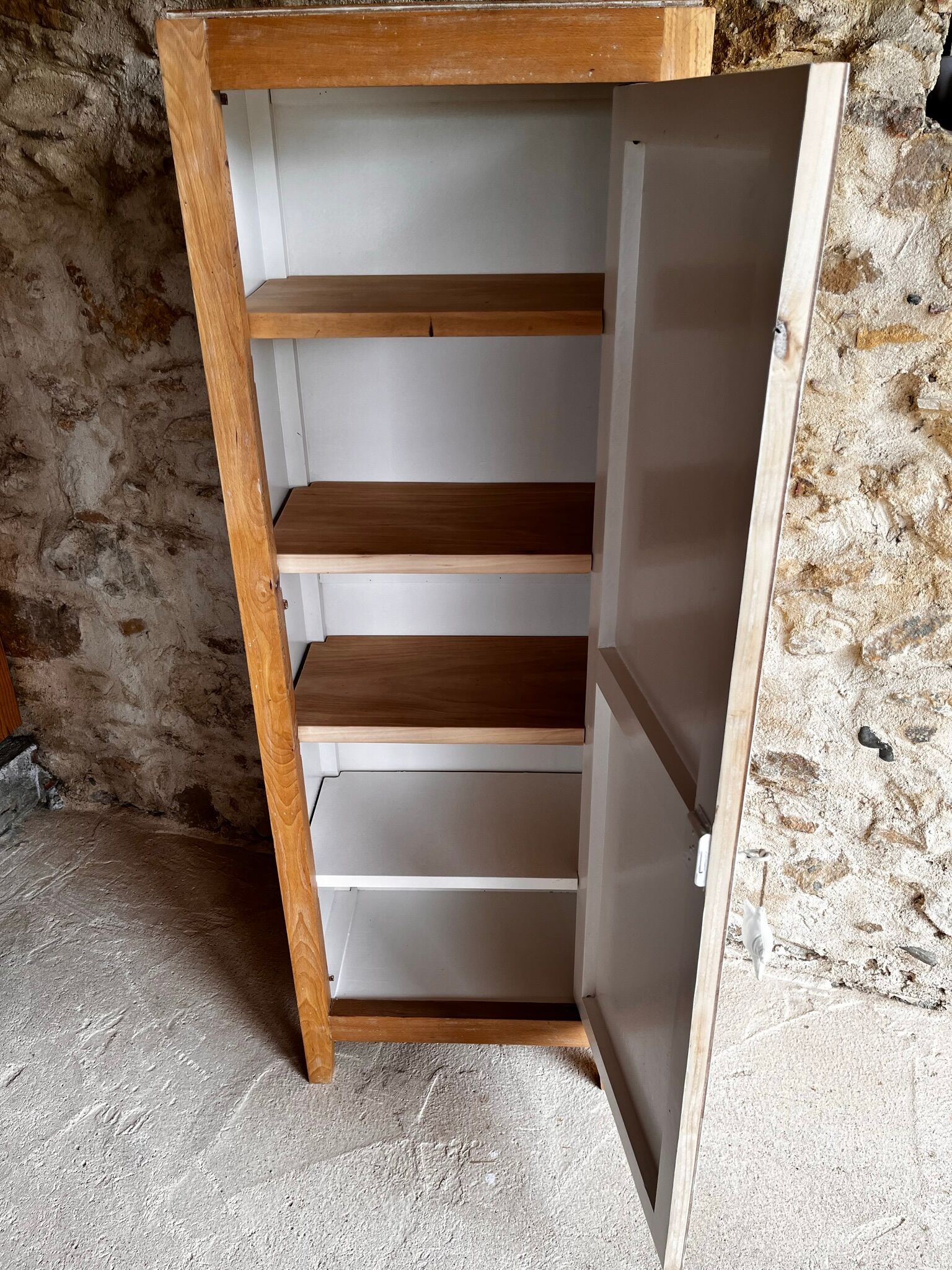 Small wooden wardrobe