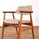 Mid-Century Danish Teak Armchair by Svend Åge Eriksen for Glostrup, 1960s.