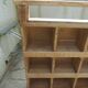 Vintage pitch pine furniture, 30 lockers, 1 niche.