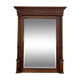Rectangular mirror, wooden trumeau 120x139