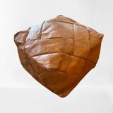 Coole handmade marrocan house style pouf in 70's style from original buffalo leather - new