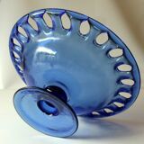 Grand bol de service en verre - vintage