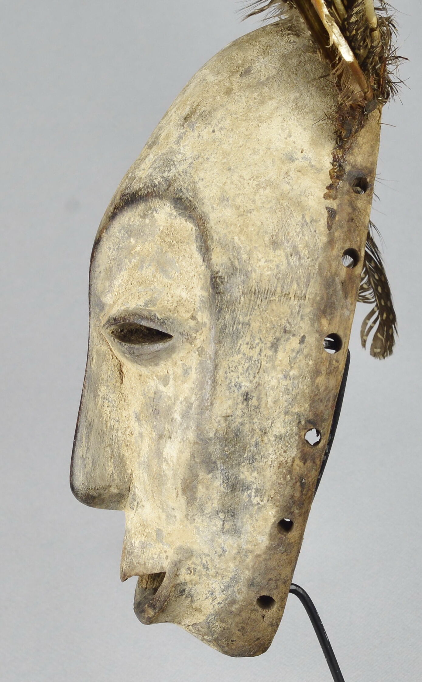 Superbe Masque idimu LEGA Congo Rdc rt Tribal Africain