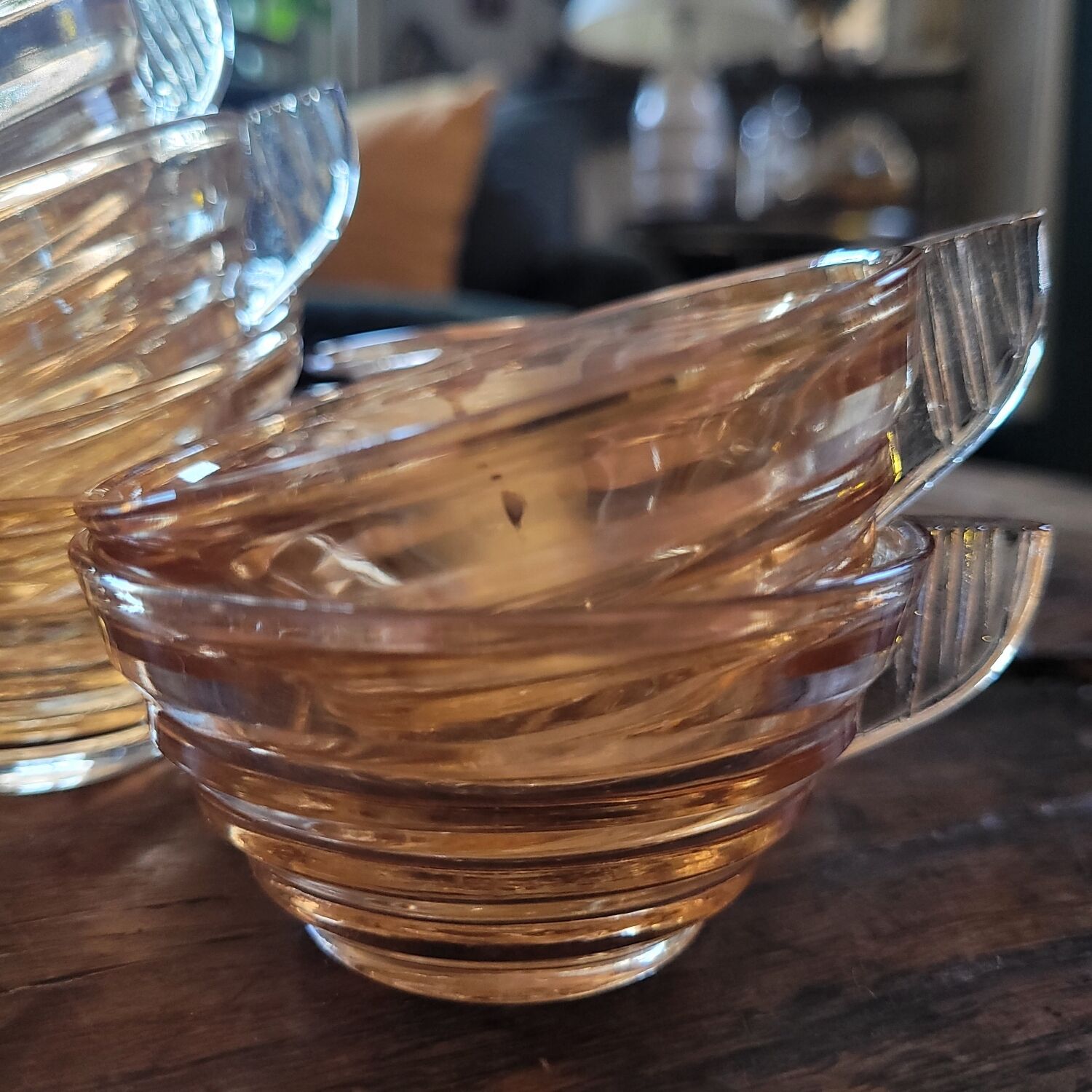 Vintage Gondolo coffee set - 6 cups and saucers, 70s style -