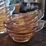 Vintage Gondolo coffee set - 6 cups and saucers, 70s style -