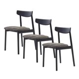 Set of 3 Klee Upholstered Chairs