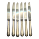 Set of 6 small silver-plated Navy knives from Christofle