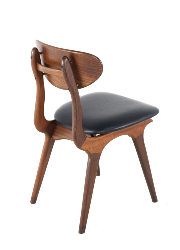 Set of 4 AWA chairs 'Weert' - full restored dutch design