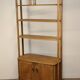Vintage Ercol wooden bookcase, 1960