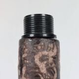 Lampe de table vintage en céramique à glaçure expressive