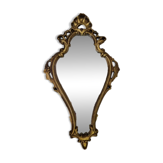 Louis XV gilded wood mirror (71×41cm)