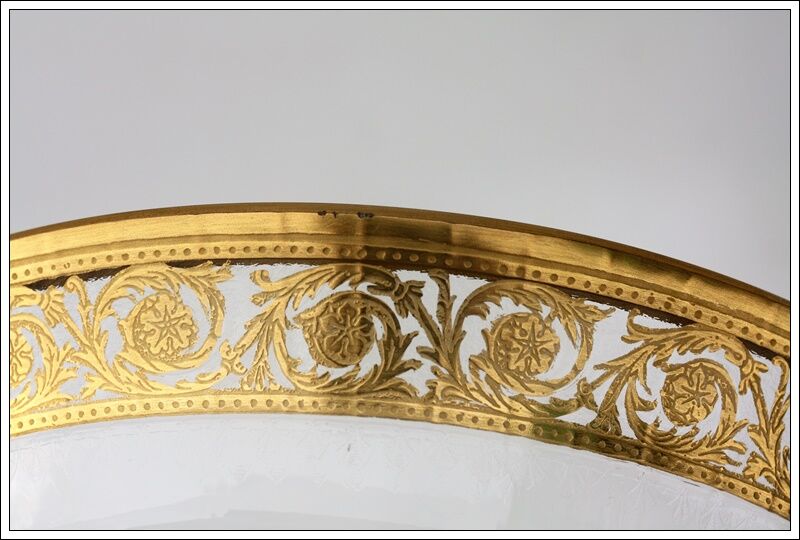 Fuit cup or centerpiece by St Louis Crystal model Thistle