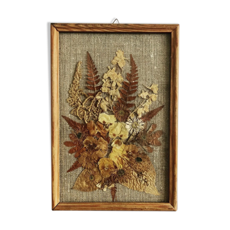 Dried flower frame