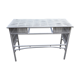 Vintage rattan garden console table