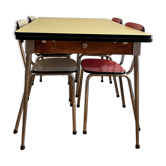Formica table with 4 chairs