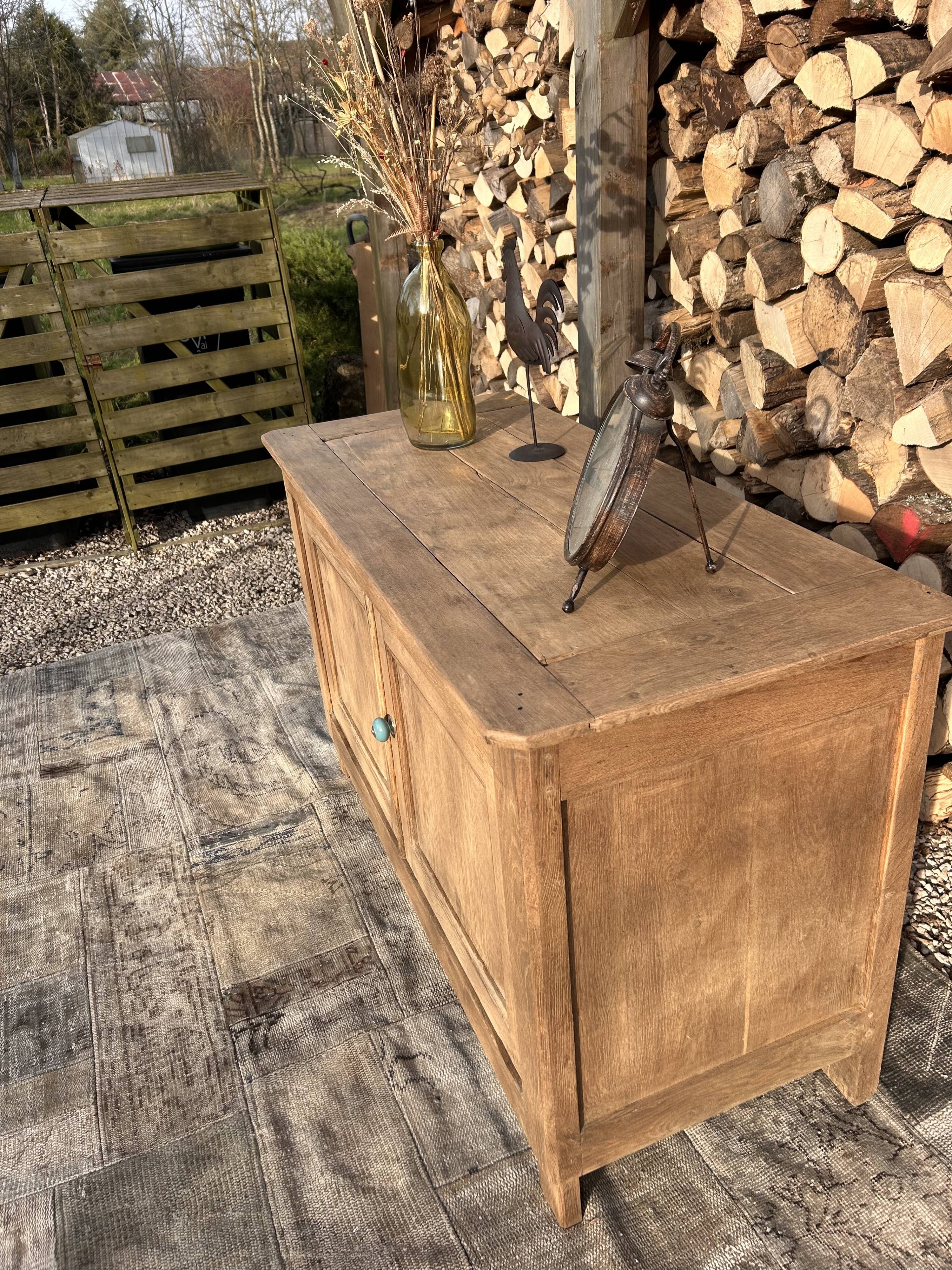 Renovated solid oak sideboard