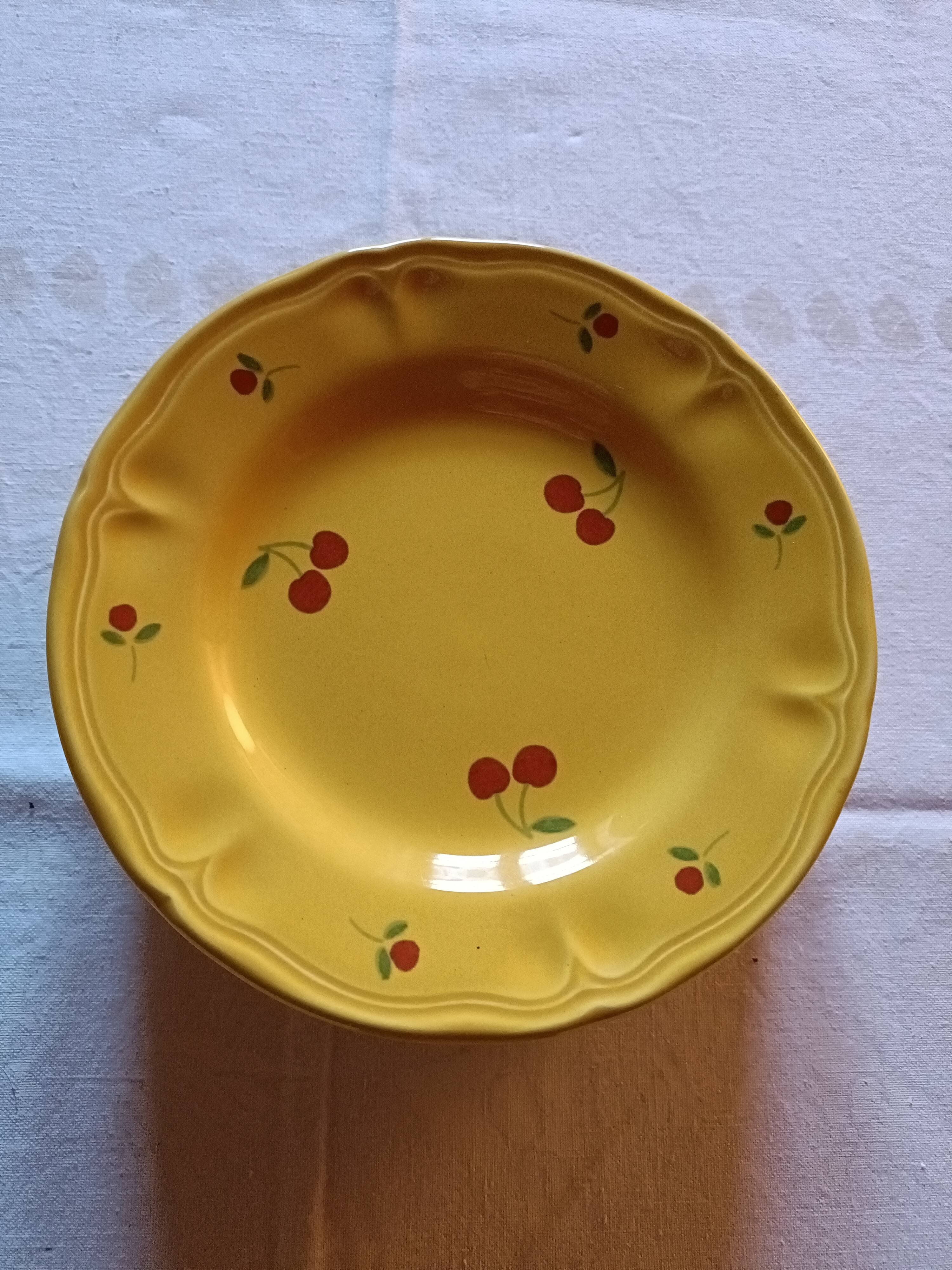 Lot de 8 assiettes à dessert