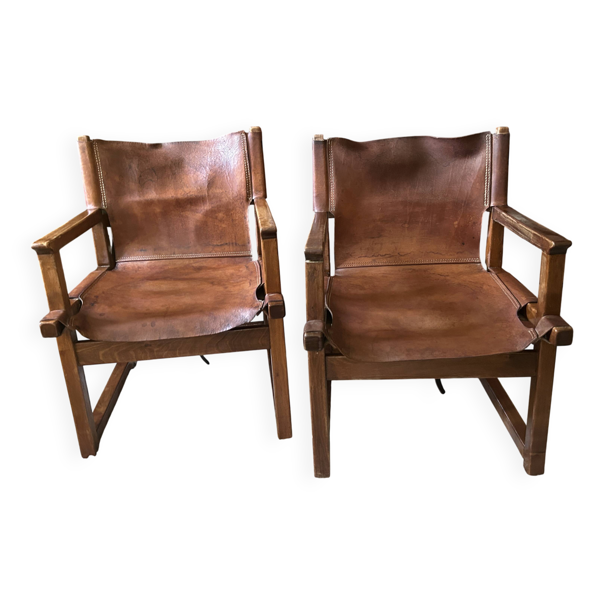 Paire de fauteuils Paco Muños Edition Darro modèle Razzia 1959