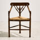 Oak armchair with three legs