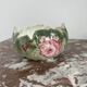 Cache-pot, grande coupe, Keller & Guérin, Lunéville, Les Roses, Art Nouveau, barbotine, céramique