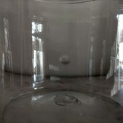 Blown glass jar