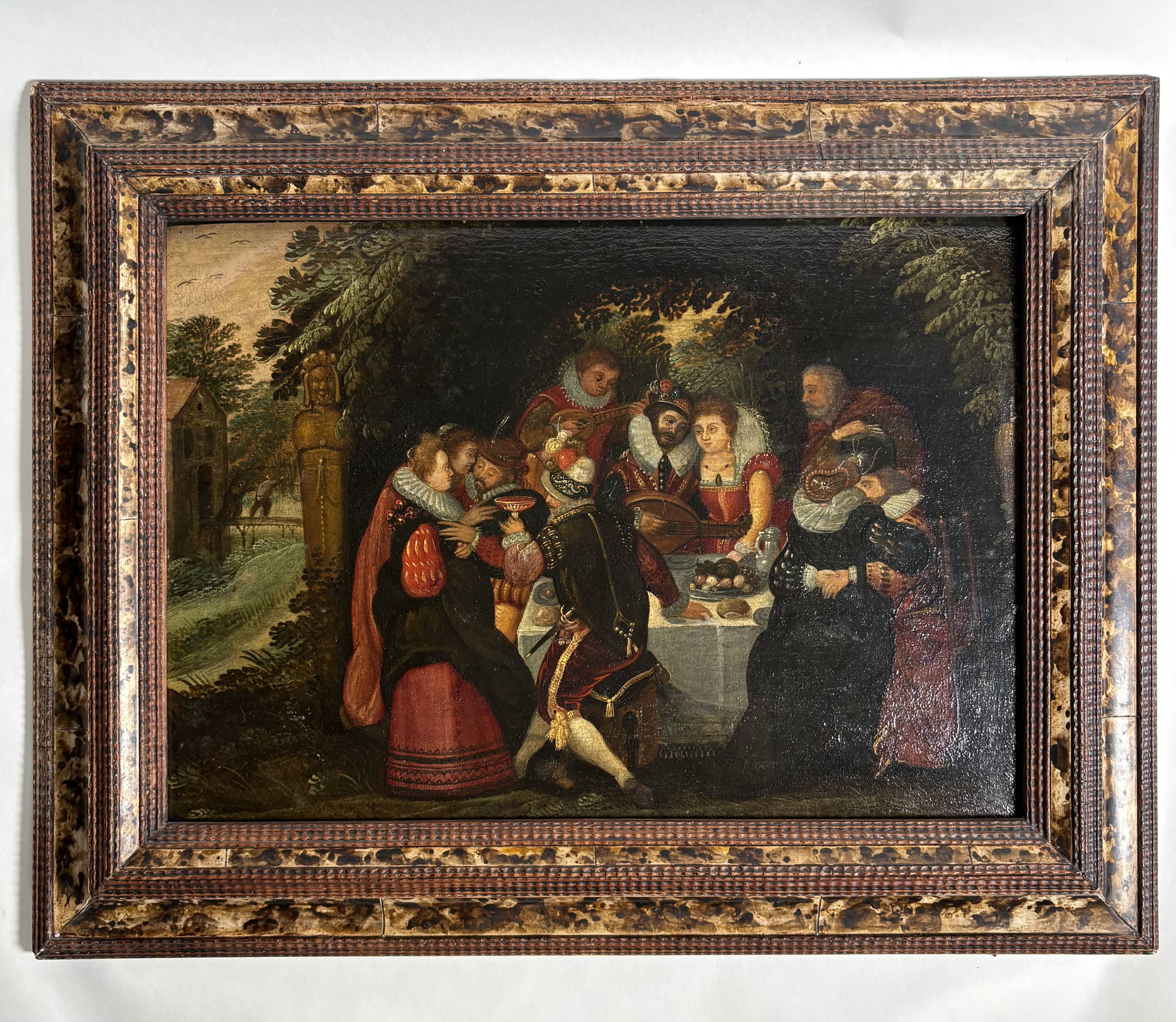 Attribué à david vinckboons  (1576-1629) ecole flamande du xviième siècle