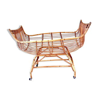 Vintage canoe cradle