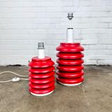 Vintage XL red floor lamp
