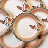 Lot de 11 assiettes plates