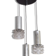 Suspension cascade Raak Amsterdam glass metal years 70