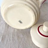 Old teapot in Gien earthenware