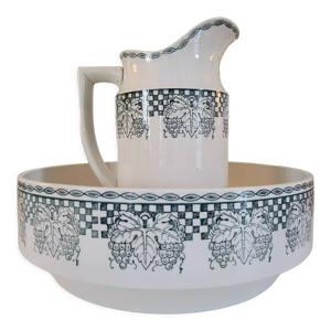 Ensemble de toilette bleu décor
