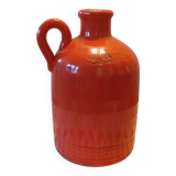 Orange decorative vase from the Netherlands