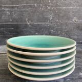 Dessert plates jars tourron aqua