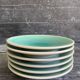 Dessert plates jars tourron aqua
