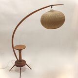 Scandinavian arc floor lamp from the 60s